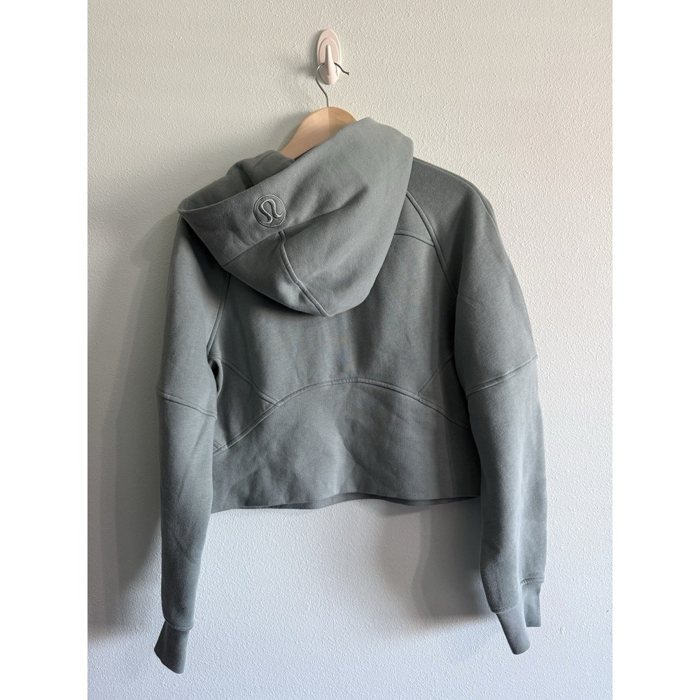 Scuba Oversized Half-Zip Hoodie Crater Blue Gold XS/S W3HTOS EXCELLENT - Picture 4 of 7